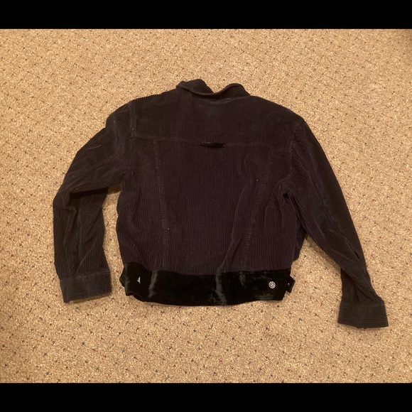 Cordury and velvet jacket - Picture 2 of 3